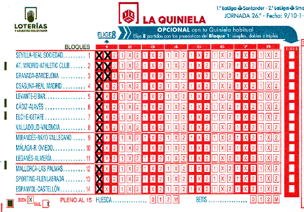 Quniela 3 dobles directa