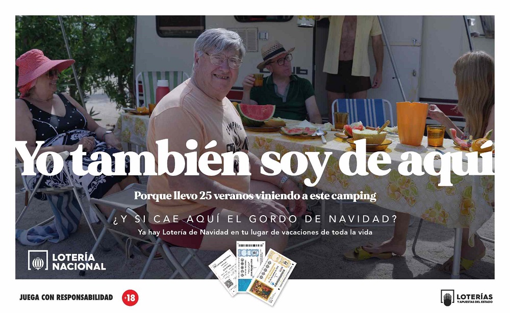 Anuncio de la Lotería Nacional de Navidad
